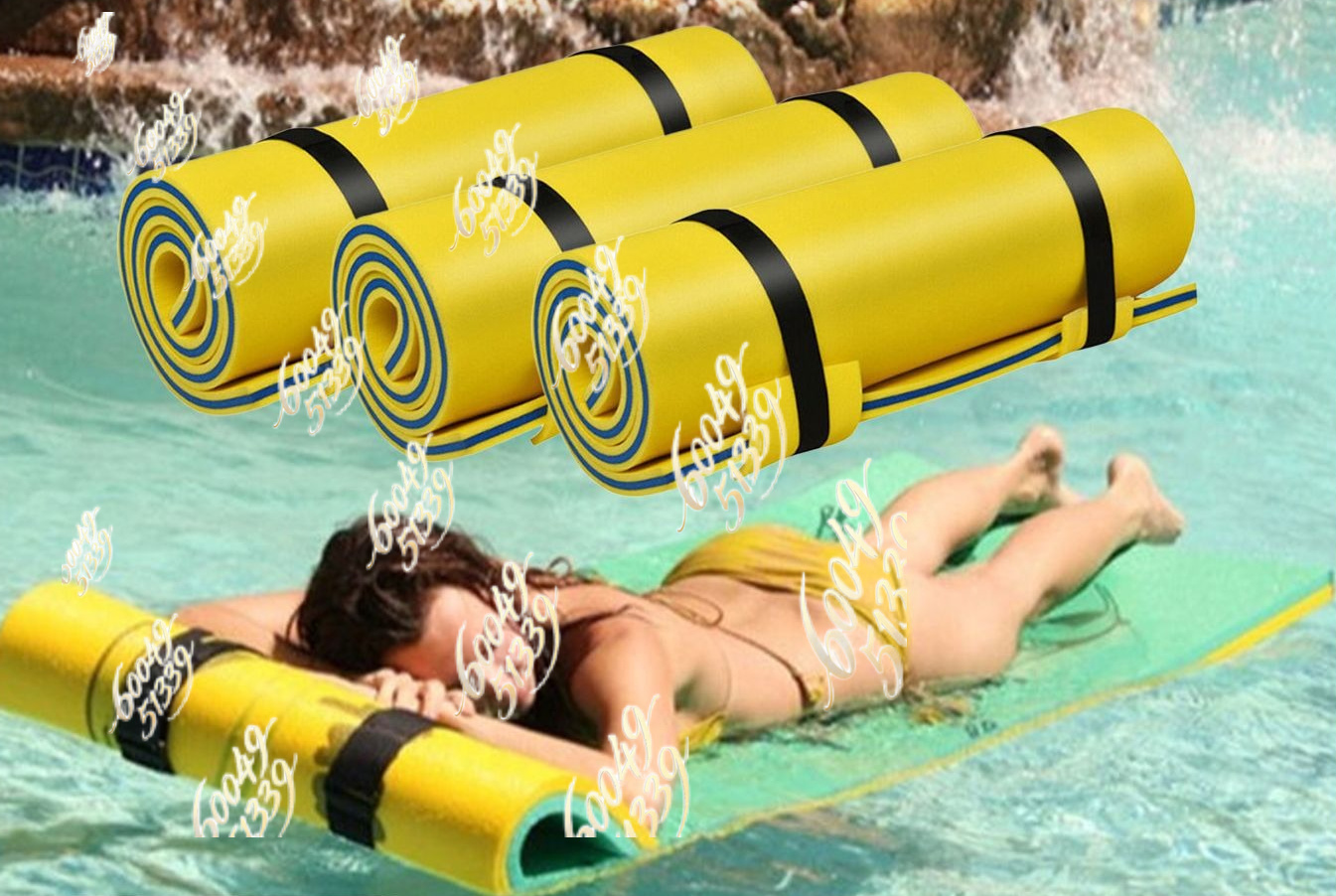 Aquatic Water Sports - سجادة عائمة للمياه من XPE، سجادة