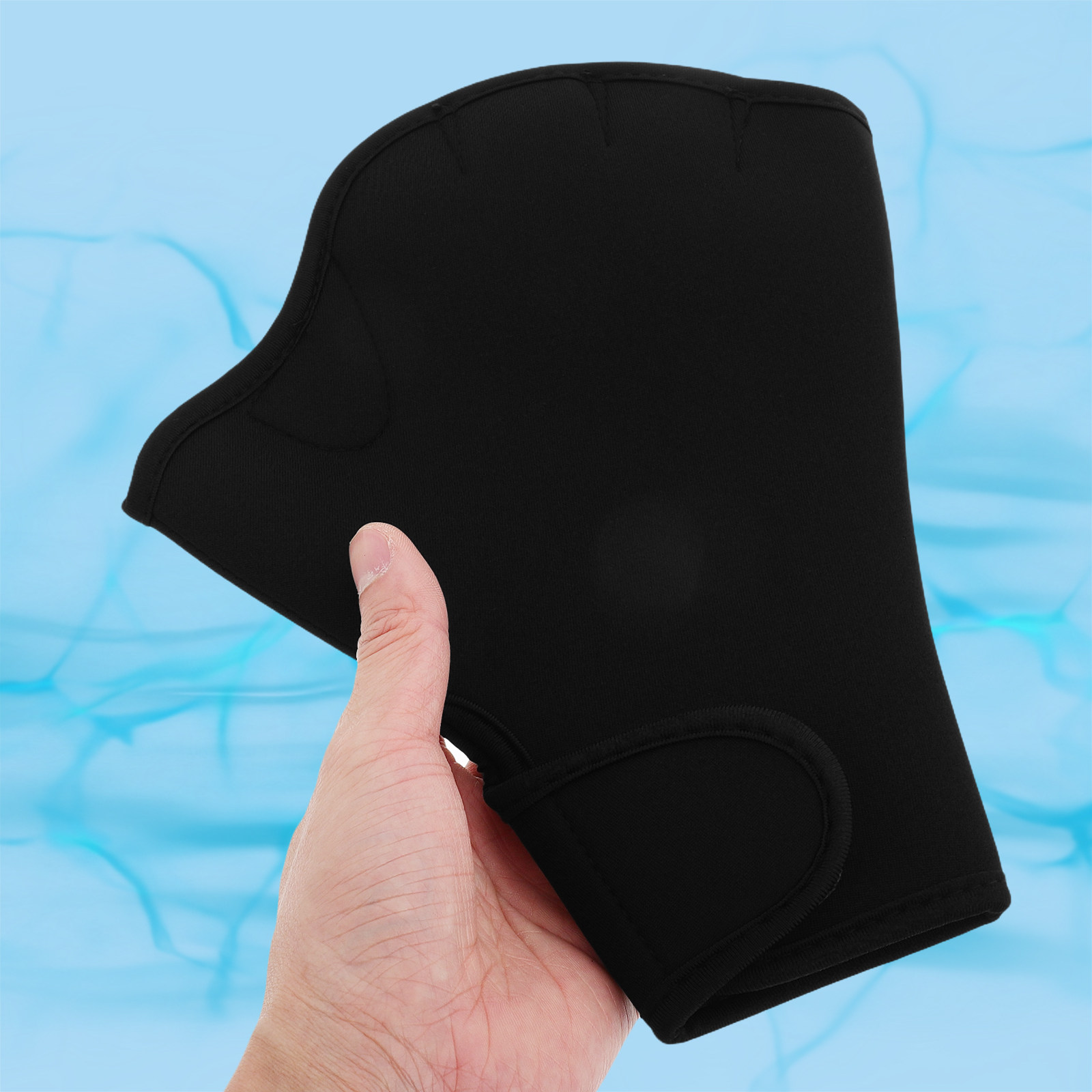 Aquatic Sports Equipment - زوج واحد من قفازات السباحة مصنوعة