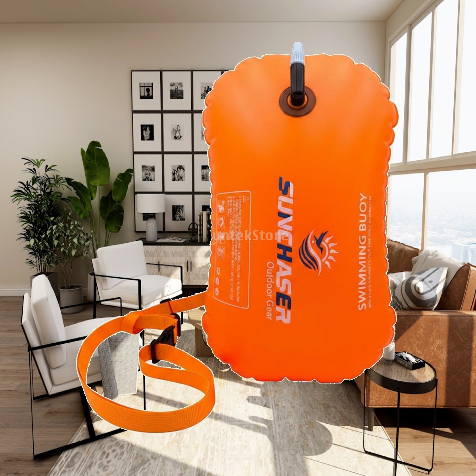 Aquatic Sports Equipment - عوامة سباحة قابلة للنفخ مقاومة للماء،