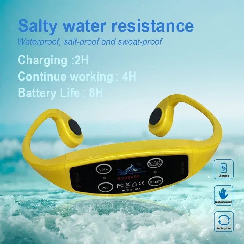 الرياضة المائية H904 سماعات تو - مراجعة Aquatic Sports Equipment وسعره